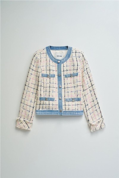 Chaqueta Salsa en tweed