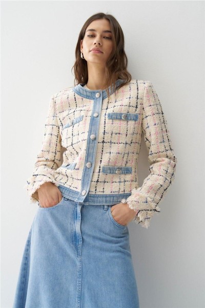 Chaqueta Salsa en tweed