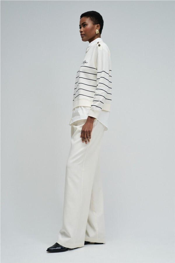 Sudadera Salsa combinada con camisa