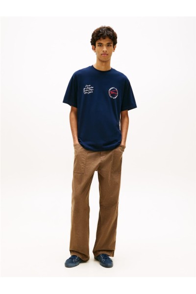 Camiseta Tommy Jeans amplia con logo trasero