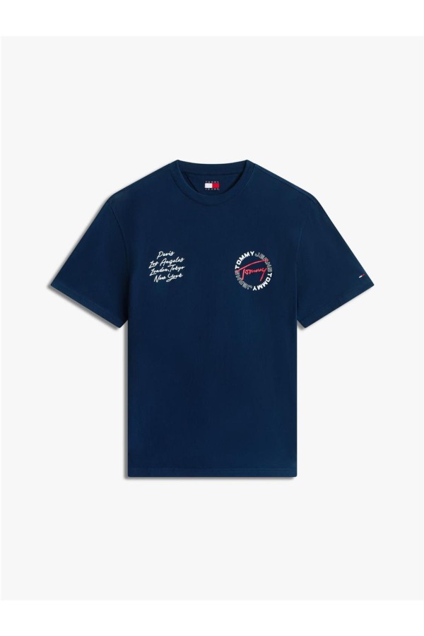 Camiseta Tommy Jeans amplia con logo...