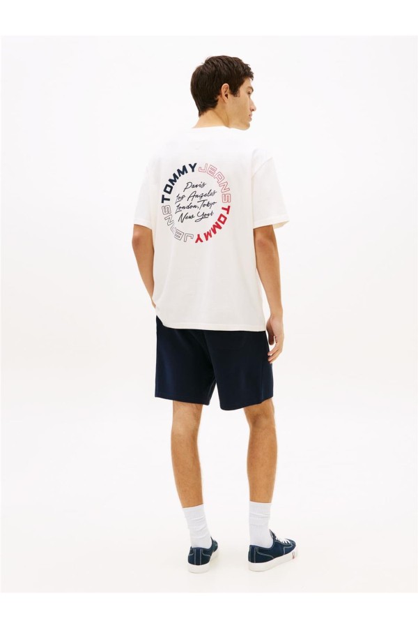 Camiseta Tommy Jeans amplia con logo...