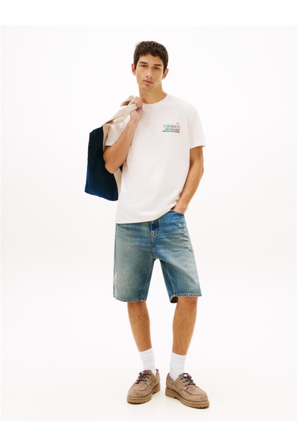 Camiseta Tommy Jeans amplia con logo...