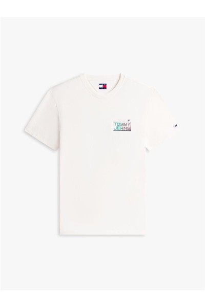 Camiseta Tommy Jeans amplia con logo trasero