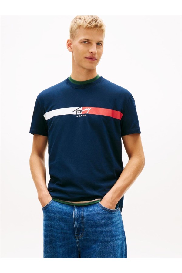 Camiseta Tommy Jeans de punto con...