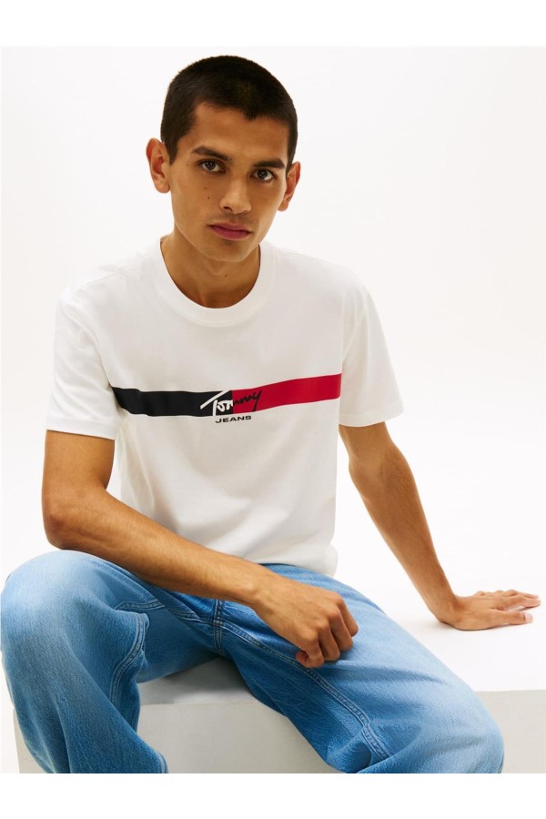 Camiseta Tommy Jeans de punto con...