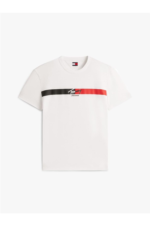 Camiseta Tommy Jeans de punto con...