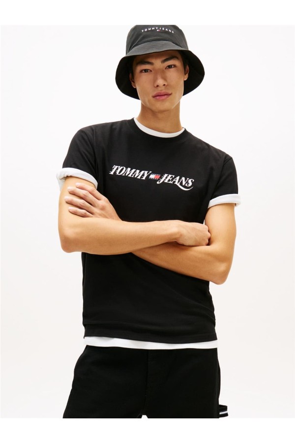 Camiseta Tommy Jeans con logo vintage