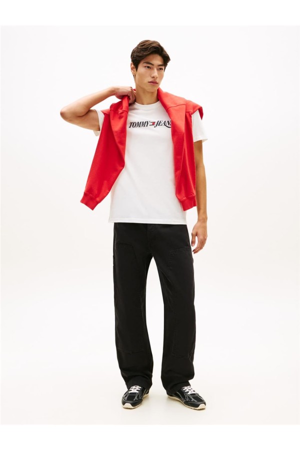 Camiseta Tommy Jeans con logo vintage