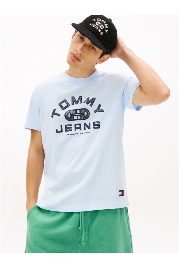 Camiseta Tommy Jeans de punto con...