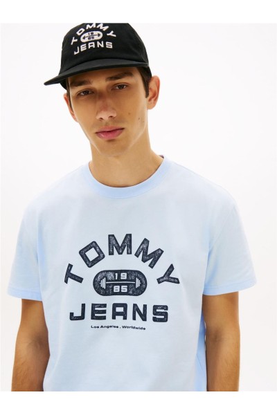 Camiseta Tommy Jeans de punto con cuello redondo