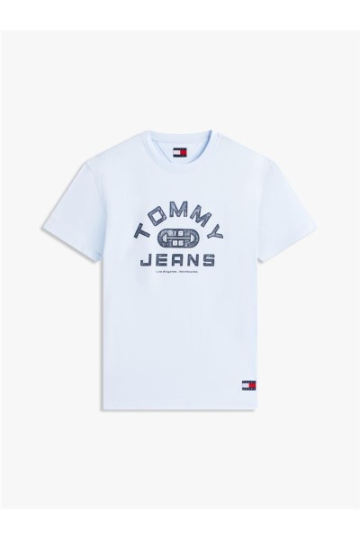 Camiseta Tommy Jeans de punto con cuello redondo