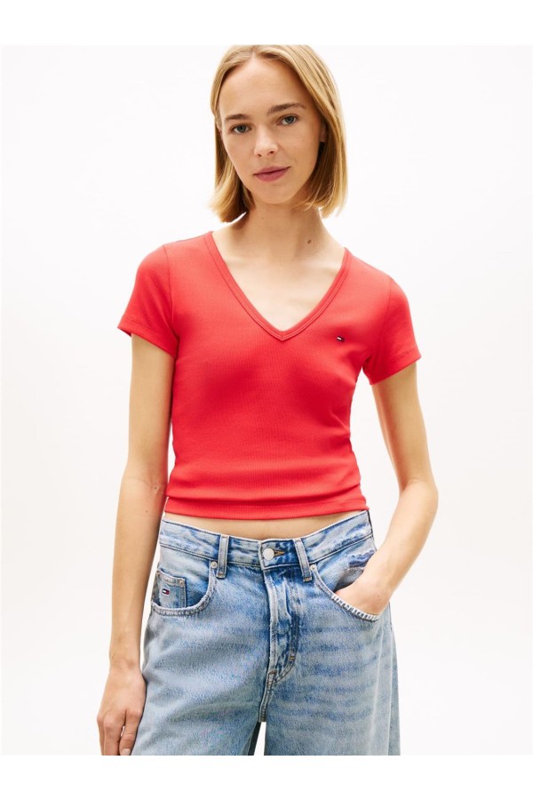 Camiseta Tommy Jeans Essential con...