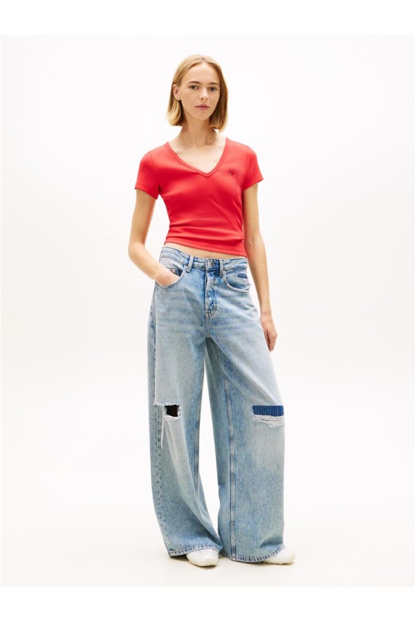 Camiseta Tommy Jeans Essential con...