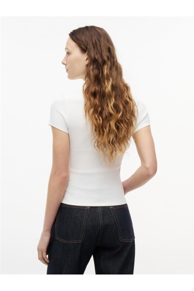 Camiseta Tommy Jeans Badge slim acanalada