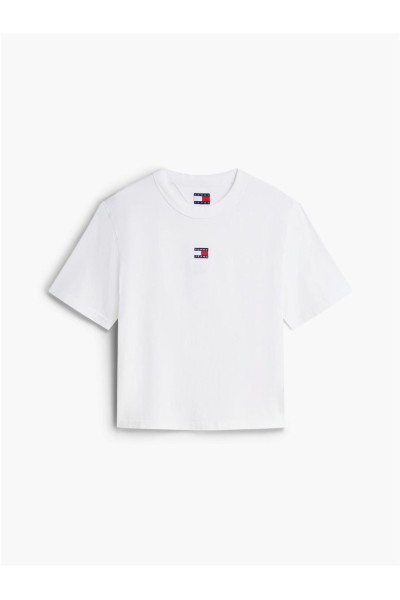 Camiseta Tommy Jeans holgada de cuello redondo con parche