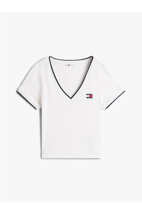 Camiseta Tommy Jeans badge de cuello...