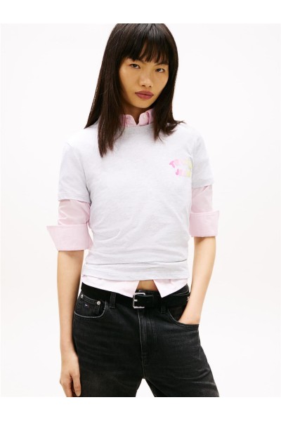 Camiseta Tommy Jeans bubble de cuello redondo