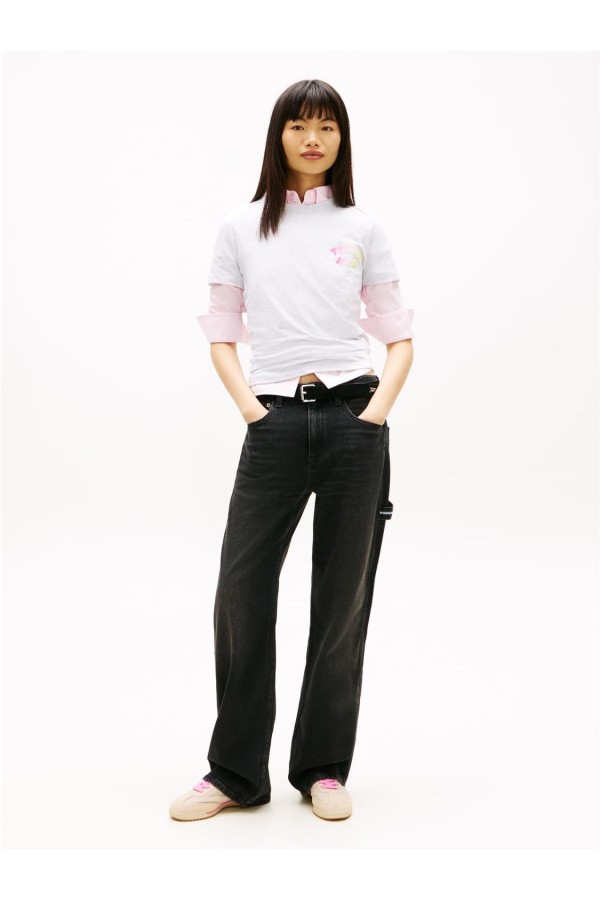 Camiseta Tommy Jeans bubble de cuello...