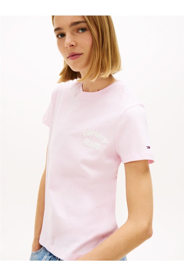 Camiseta Tommy Jeans bubble de cuello...