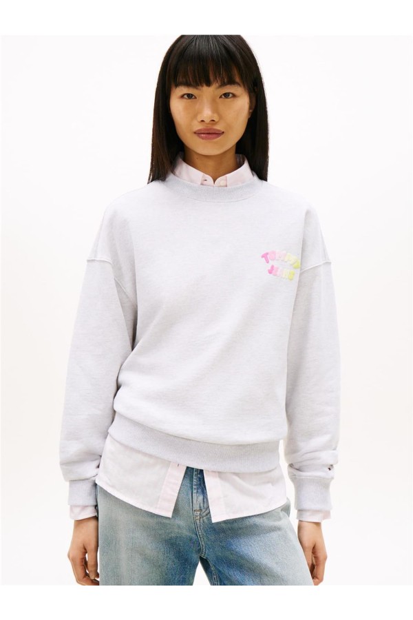 Sudadera Tommy Jeans bubble de cuello...