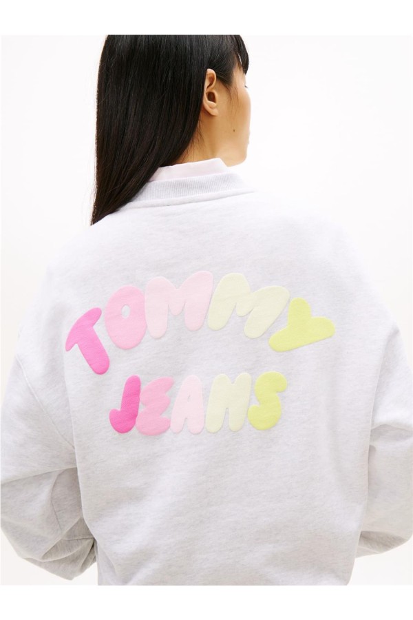 Sudadera Tommy Jeans bubble de cuello redondo 2