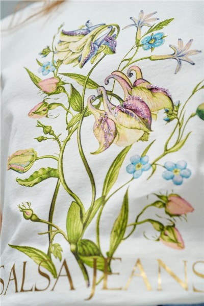 Camiseta de Salsa con estampado y branding