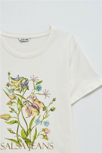 Camiseta de Salsa con estampado y branding