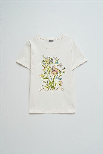 Camiseta de Salsa con estampado y branding