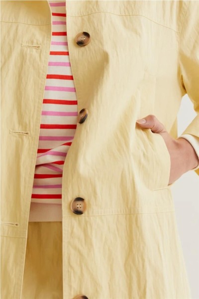 Gabardina Compañía Fantástica amarillo claro