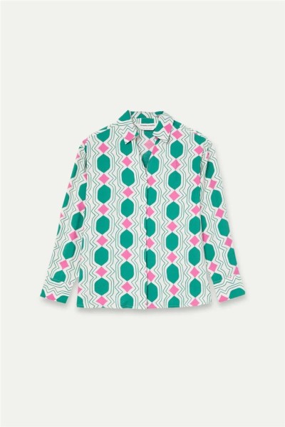 Camisa Compañía Fantástica con estampado Geometric