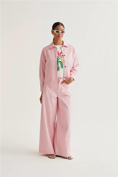 Chaqueta Compañía Fantástica 100% algodón rosa