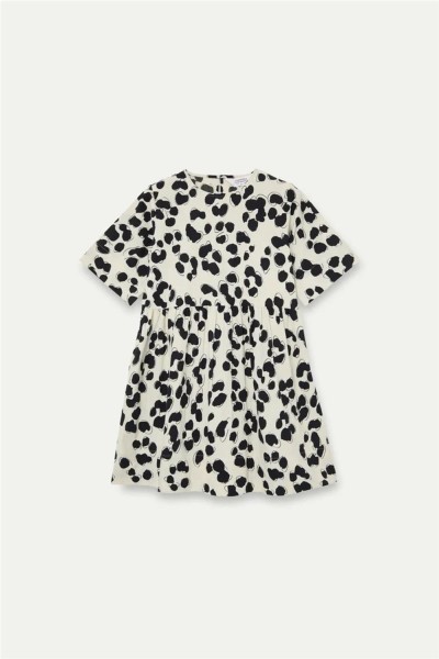 Vestido Compañía Fantástica corto con estampado Dalmatian