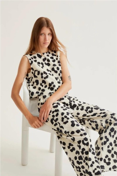 Pantalón Compañía Fantástica con estampado Dalmatian