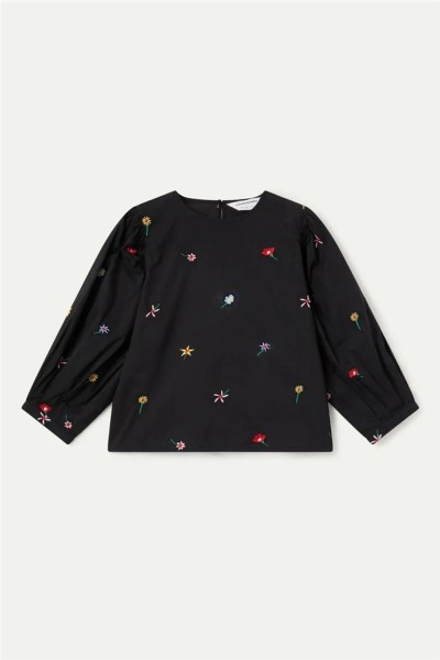 Top Compañía Fantástica con estampado Black Gardener Flowers