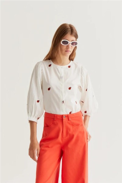 Camisa Compañía Fantástica con estampado de Ladybugs