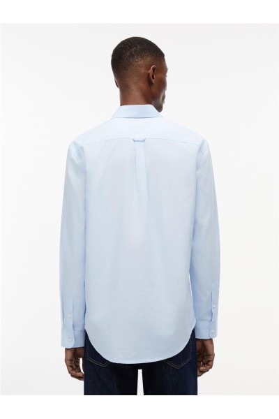 Camisa Tommy Jeans de popelín con logo bordado