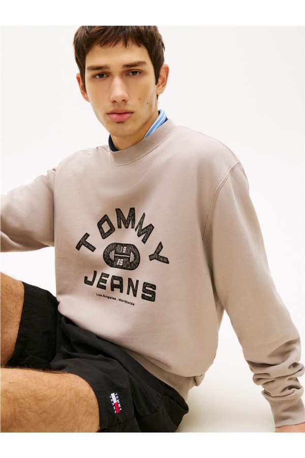 Sudadera Tommy Jeans de felpa con...