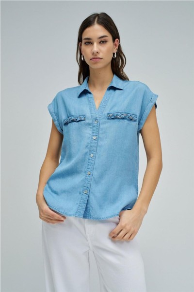 Camisa Salsa en lightdenim