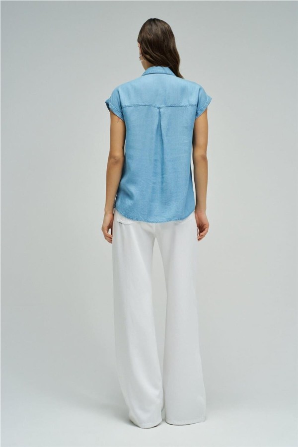 Camisa Salsa en lightdenim