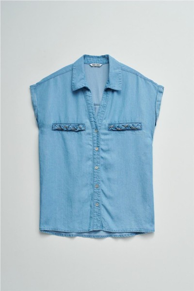 Camisa Salsa en lightdenim