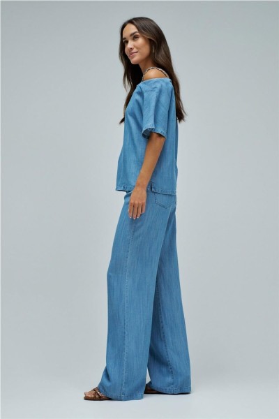 Blusa Salsa en lightdenim