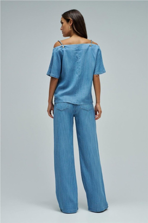 Blusa Salsa en lightdenim