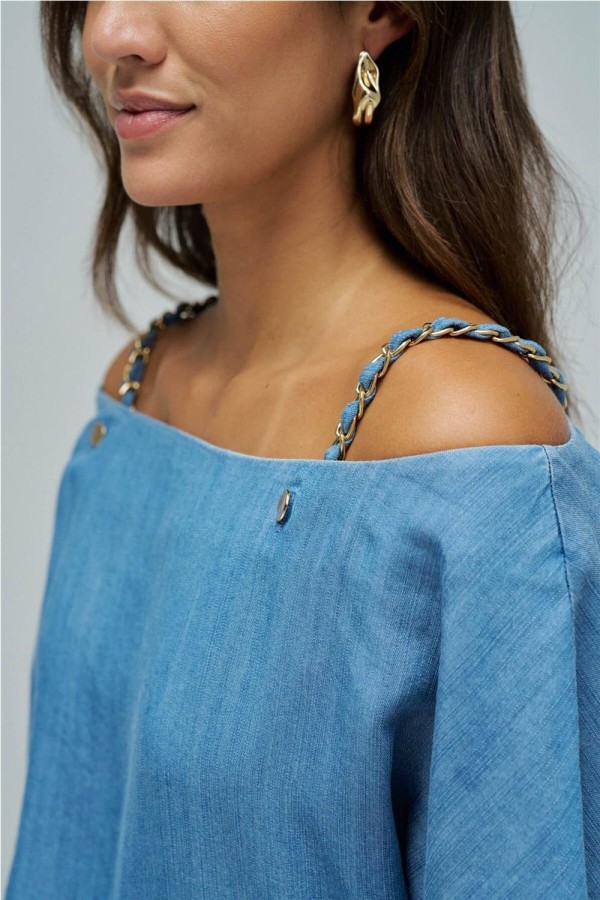 Blusa Salsa en lightdenim