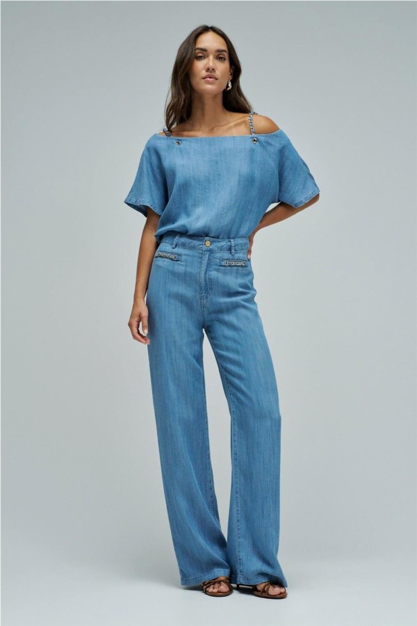 Blusa Salsa en lightdenim