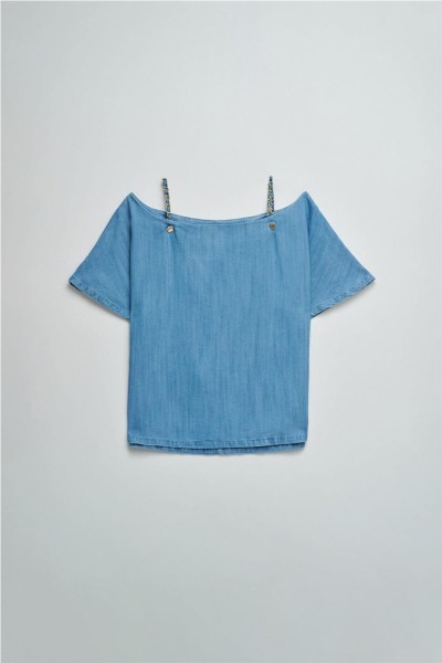Blusa Salsa en lightdenim