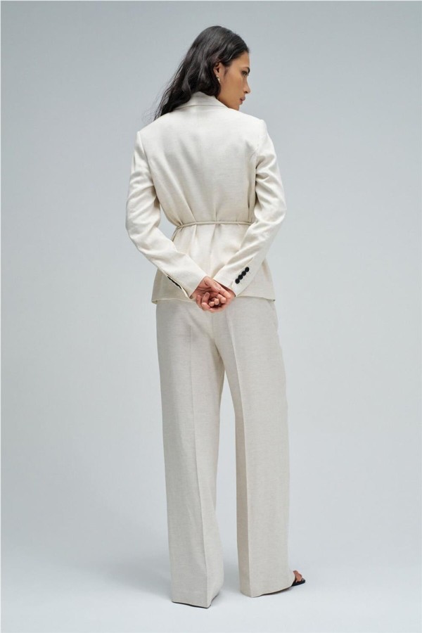 Blazer Salsa con lino