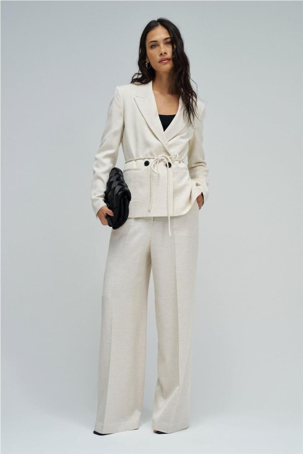 Blazer Salsa con lino