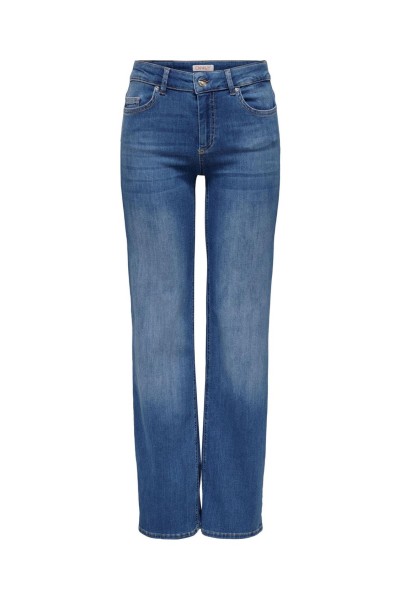 Vaquero only blush cintura media corte straight