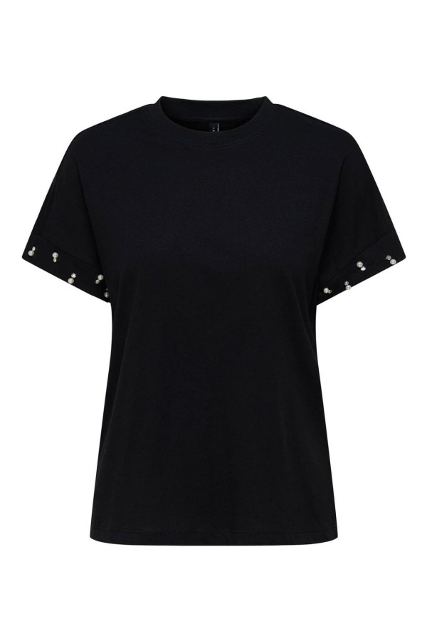 Camiseta Only Olivia con abalorios en...